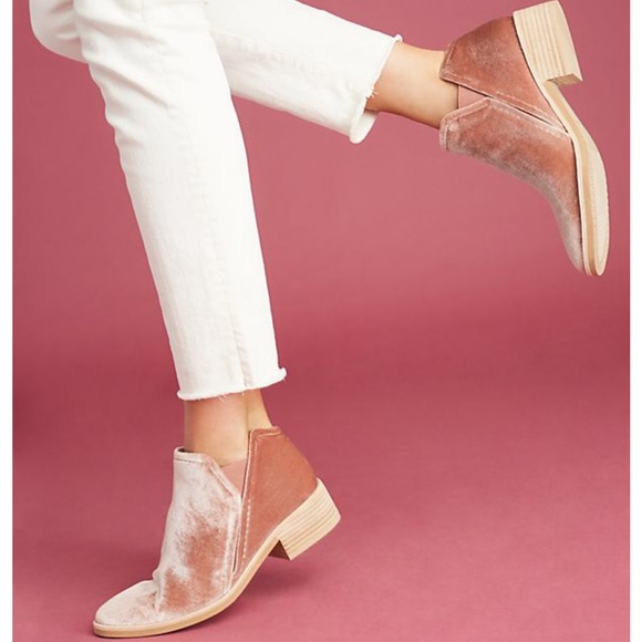 Anthropologie Shoes - Anthropologie Dolce Vita Tay Velvet Ankle Boot